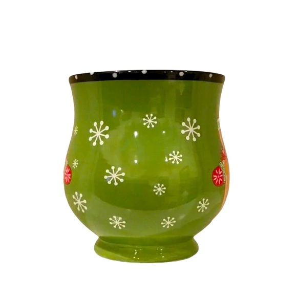 Temptations by Tara Winter Whimsy Gingerbread Man 16 Oz Coffee Mug. - Picture 3 of 7